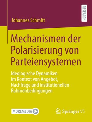 cover image of Mechanismen der Polarisierung von Parteiensystemen